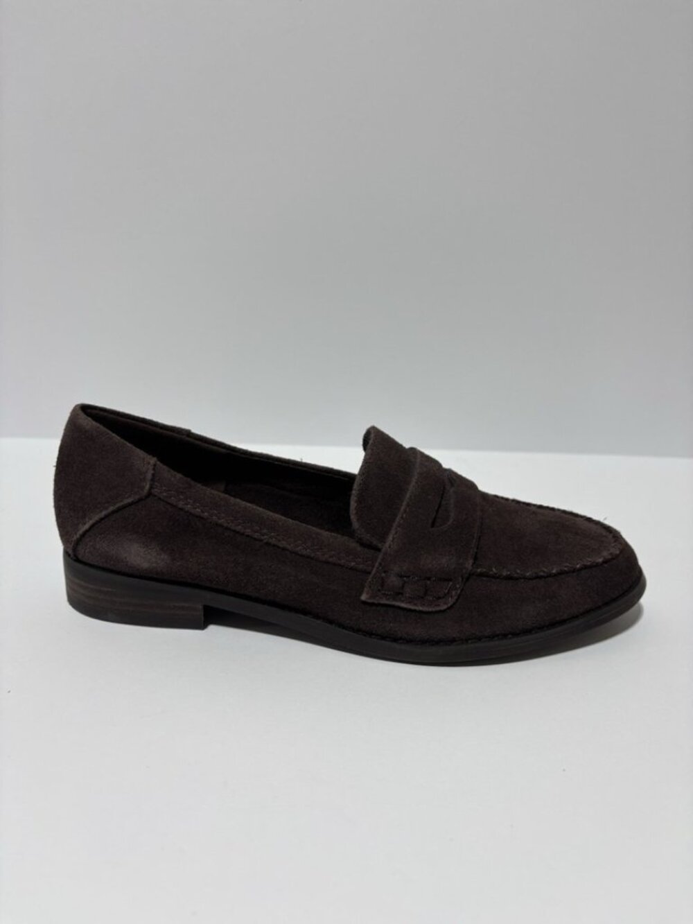 Lucky Brand Women’s Eryka Chocolate Suede Loafers, Size 6.5 M